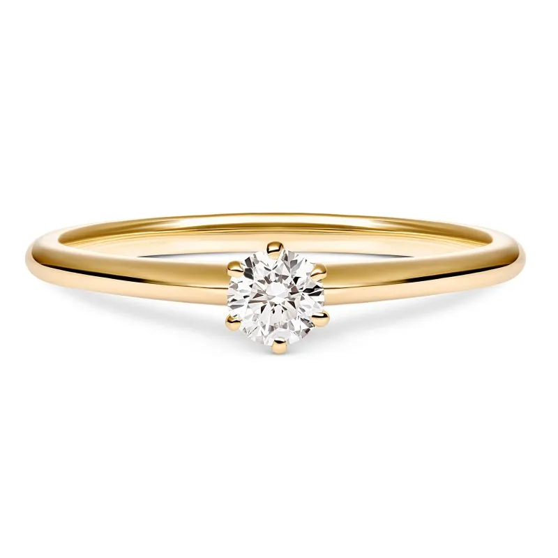Forevermore zlatni zaručnički prsten s dijamantom 0.18 - 0.22 ct