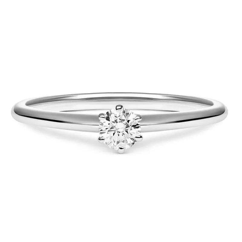 Forevermore zlatni zaručnički prsten s dijamantom 0.18 - 0.22 ct
