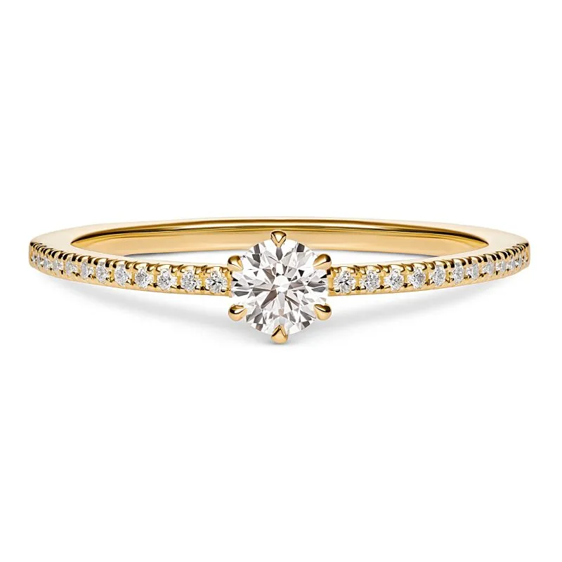 Heavenly Harmony zlatni zaručnički prsten s dijamantima 0.24 - 0.28 ct