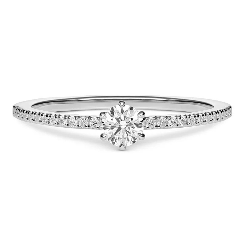 Heavenly Harmony zlatni zaručnički prsten s dijamantima 0.24 - 0.28 ct
