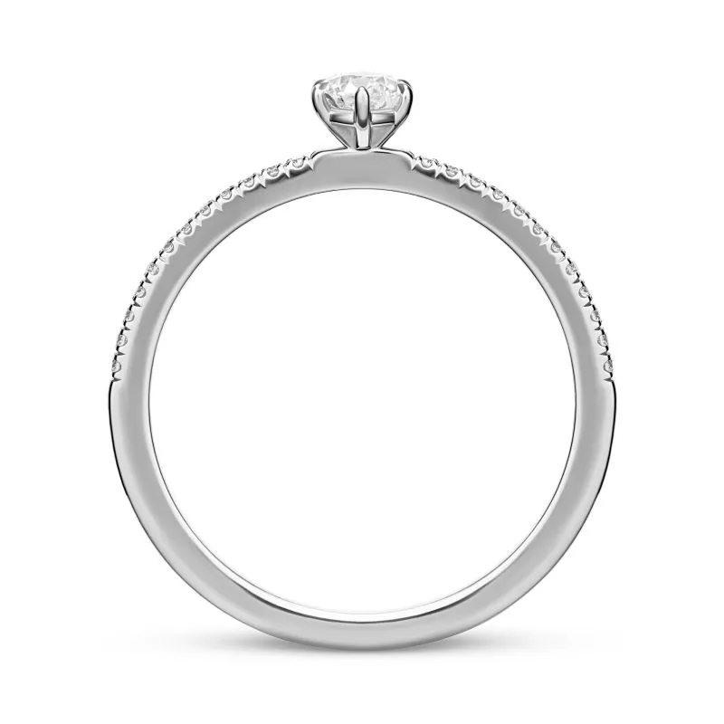 Heavenly Harmony zlatni zaručnički prsten s dijamantima 0.24 - 0.28 ct