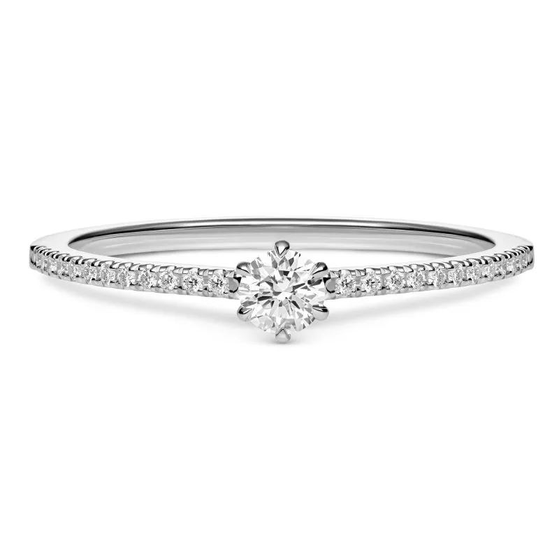 Heavenly Harmony zlatni zaručnički prsten s dijamantima 0.20 - 0.24 ct