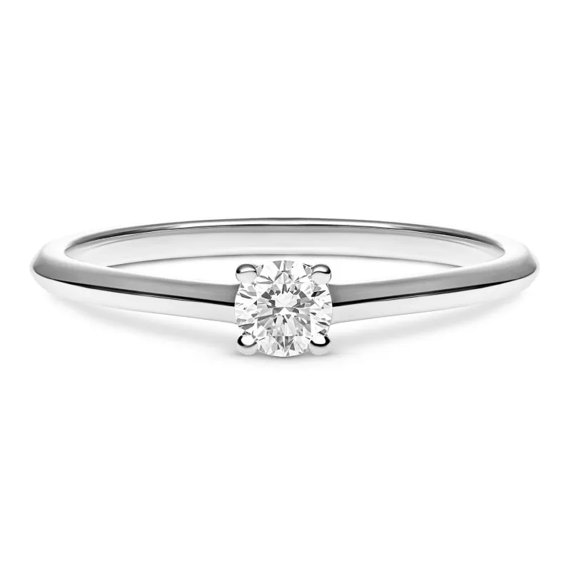 Celestial Sparkle zlatni zaručnički prsten s dijamantom 0.18 - 0.22 ct