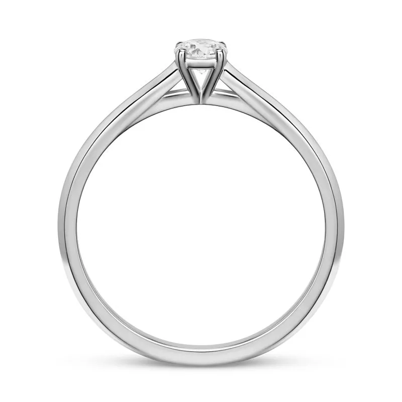 Celestial Sparkle zlatni zaručnički prsten s dijamantom 0.13 - 0.17 ct