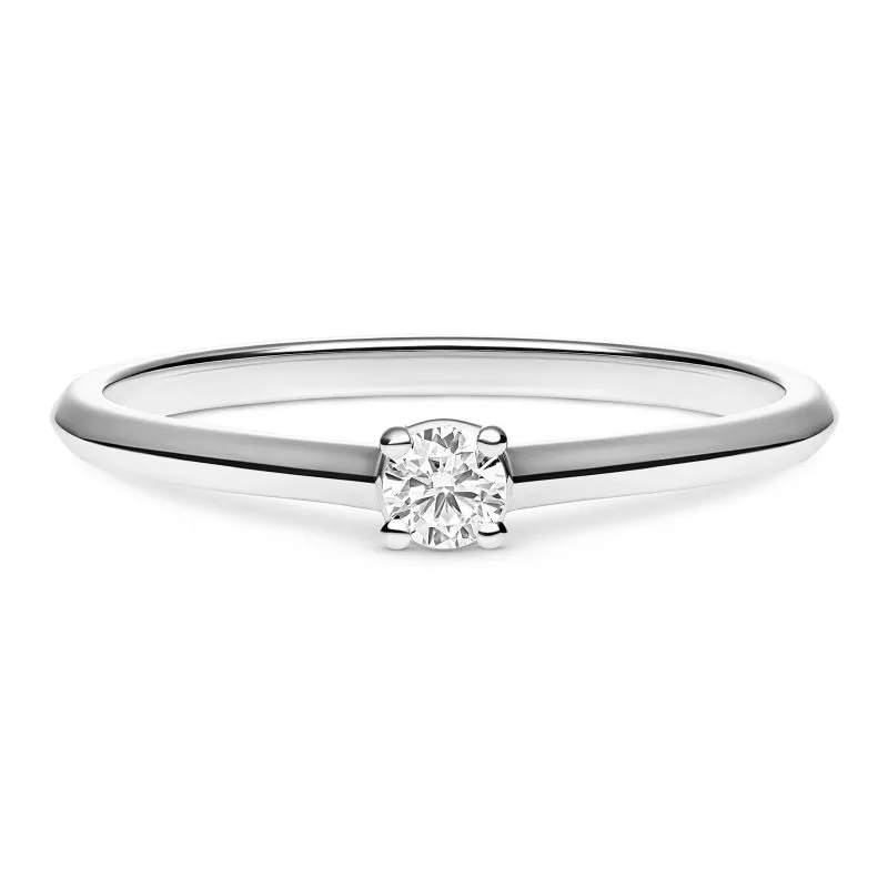 Celestial Sparkle zlatni zaručnički prsten s dijamantom 0.08 - 0.12 ct