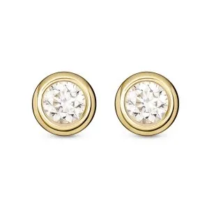 Subtle Glow zlatne naušnice s dijamantima 0.36 - 0.44 ct