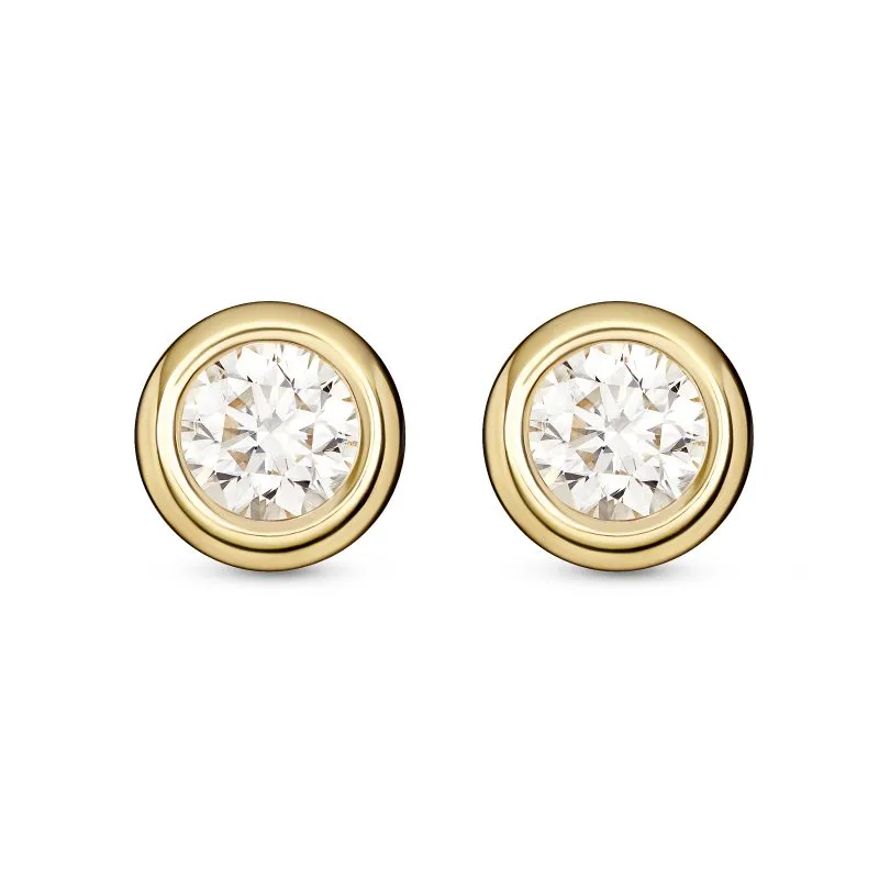 Subtle Glow zlatne naušnice s dijamantima 0.36 - 0.44 ct