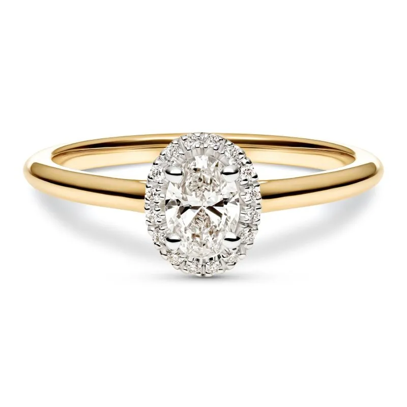 Enchante zlatni zaručnički prsten s dijamantom 0.32 - 0.41 ct