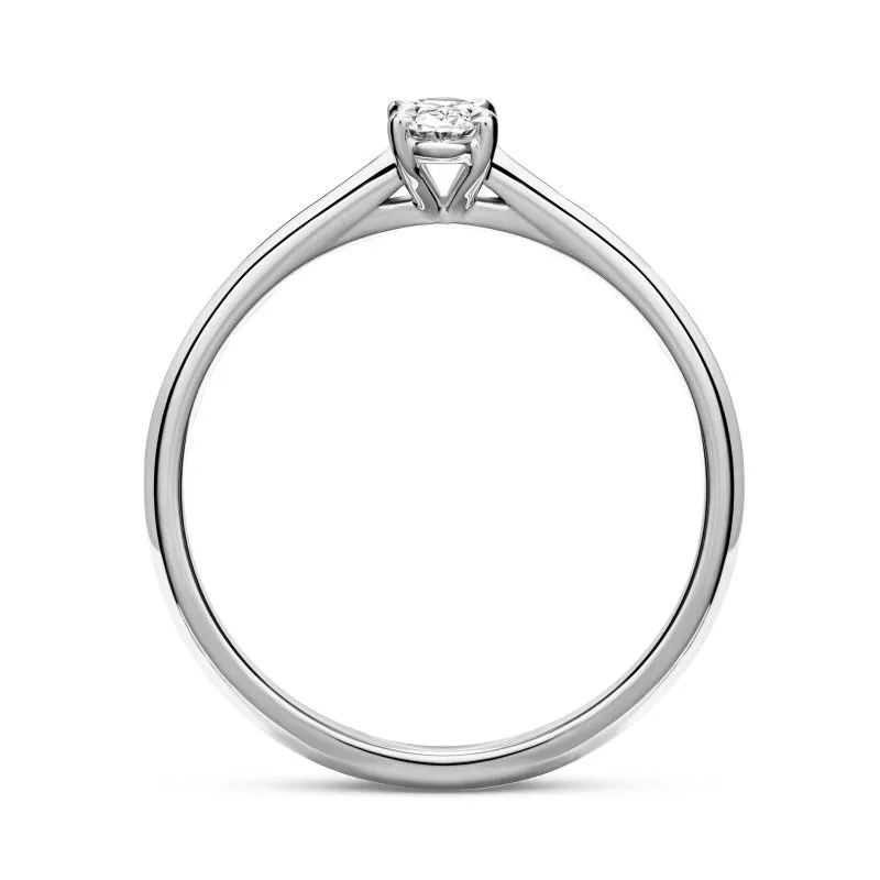 Answer of Love zlatni zaručnički prsten s dijamantom 0.18 - 0.22 ct