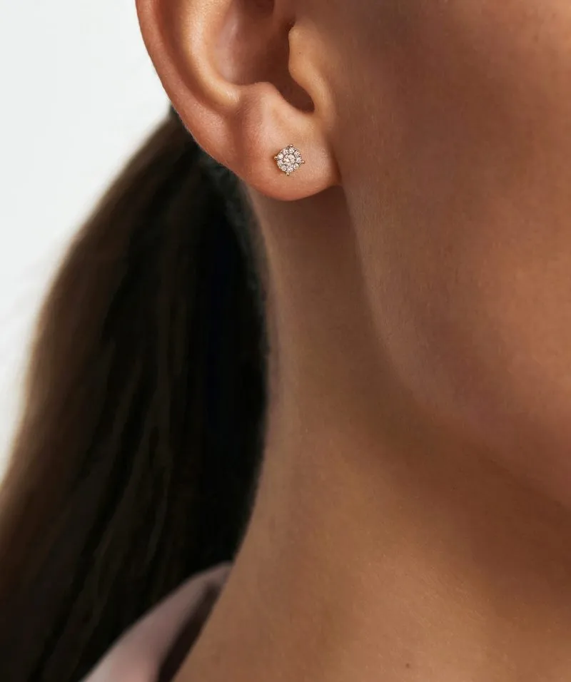 Pure Brilliance zlatne naušnice s dijamantima 0.29 ct na modelu