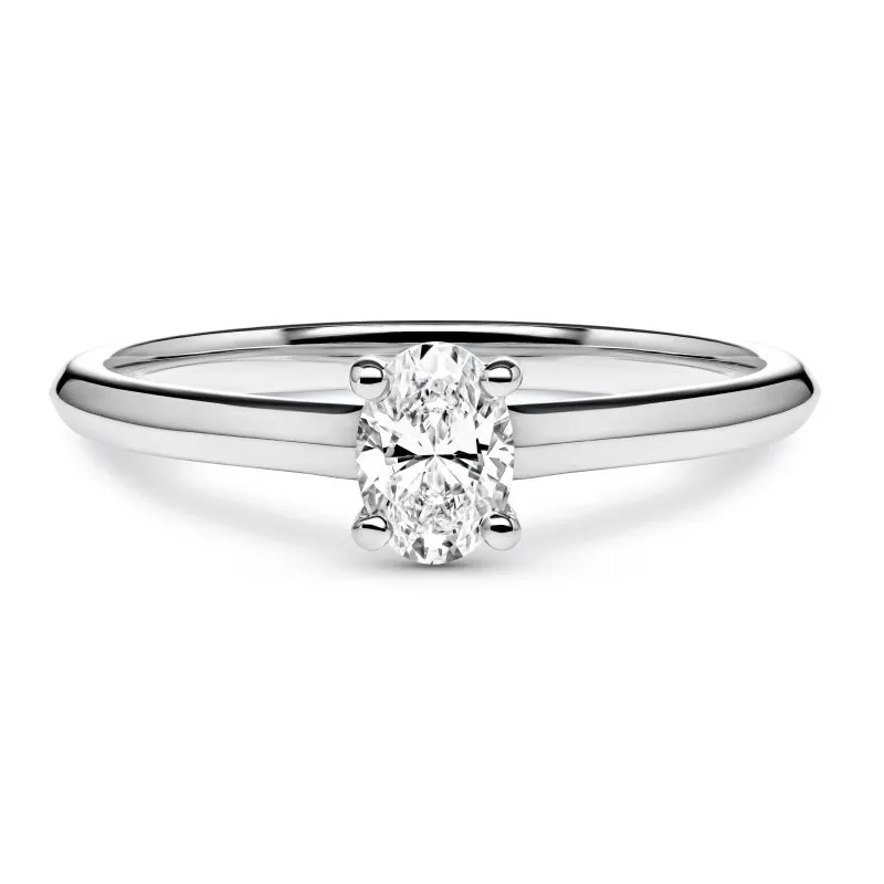Answer of Love zlatni zaručnički prsten s dijamantom 0.28 - 0.37 ct