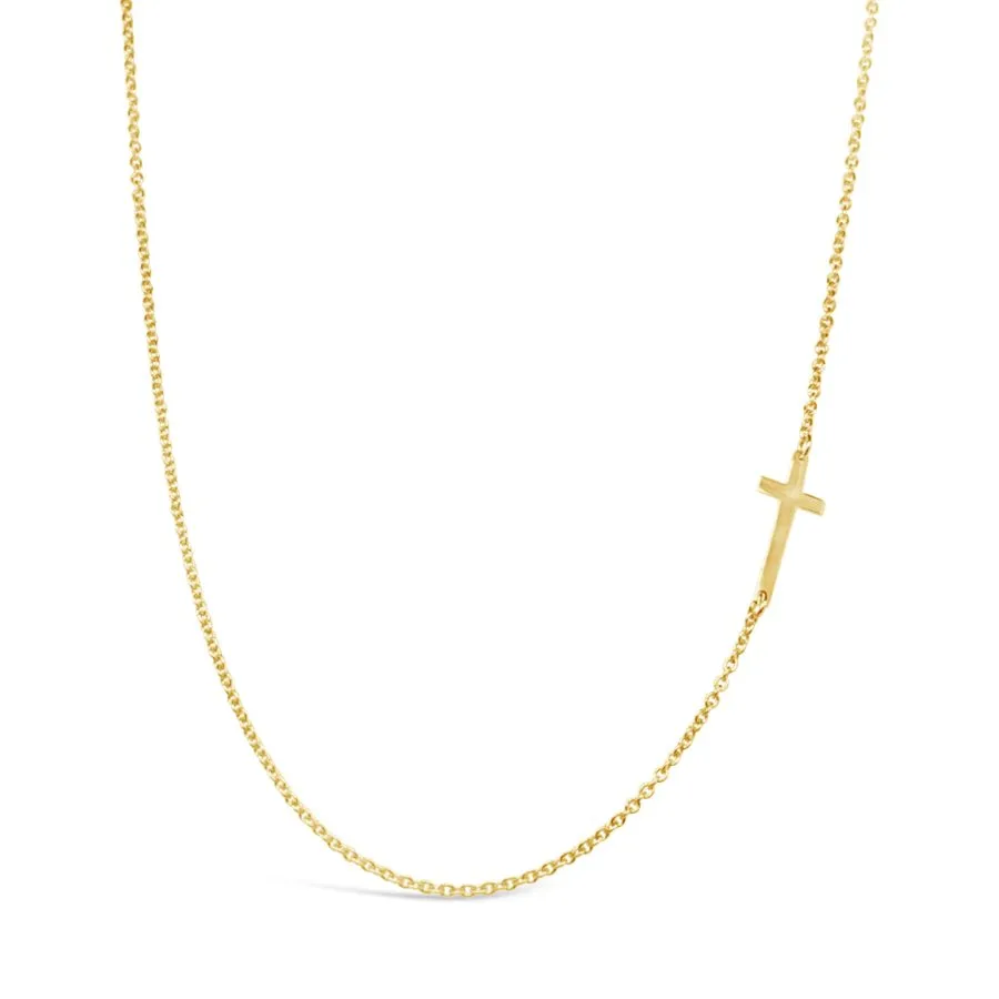 Cross Simple zlatna ogrlica
