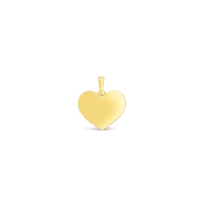 Plain Heart mini zlatni privjesak