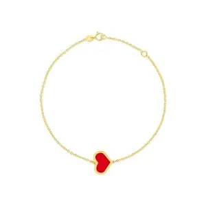 Red Heart zlatna narukvica