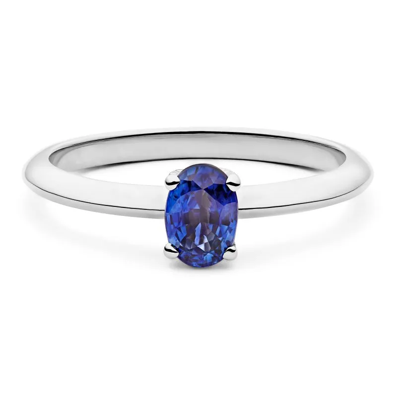 Sapphire Crown zlatni prsten sa safirom
