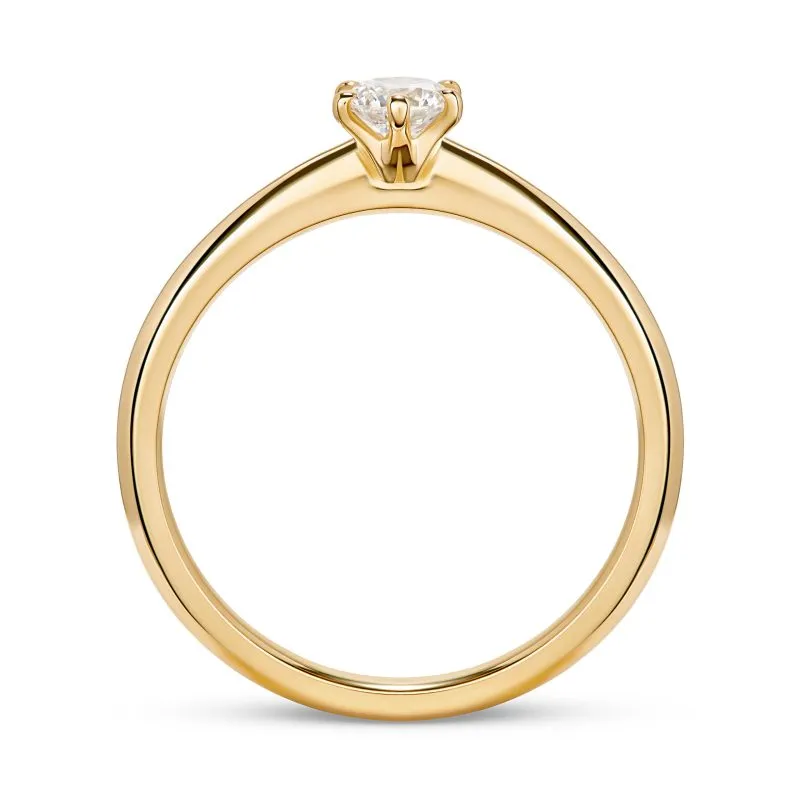 Forevermore zlatni zaručnički prsten s dijamantom 0.23 - 0.27 ct