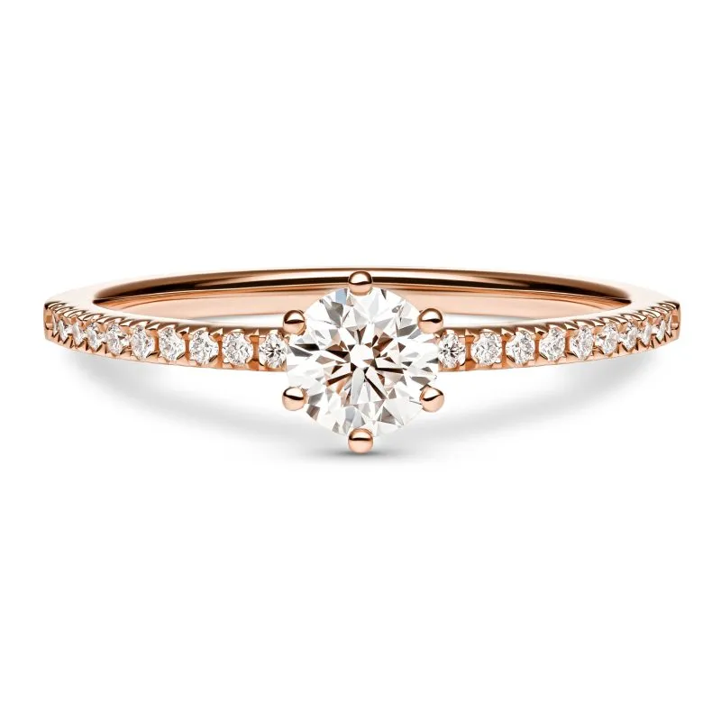 Heavenly Harmony zlatni zaručnički prsten s dijamantom 0.48 - 0.57 ct