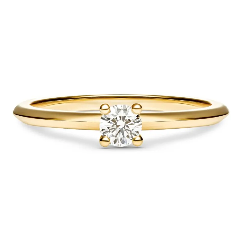 Golden Vow zlatni zaručnički prsten s dijamantom 0.18 - 0.22 ct