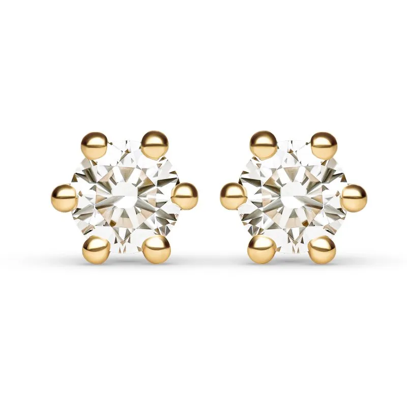 Diamond Glow zlatne naušnice s dijamantima 0.36 - 0.44 ct