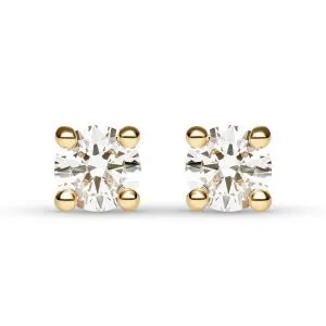 Eterna zlatne naušnice s dijamantima 0.56 - 0.74 ct