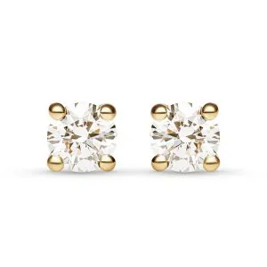 Eterna zlatne naušnice s dijamantima 0.36 - 0.44 ct