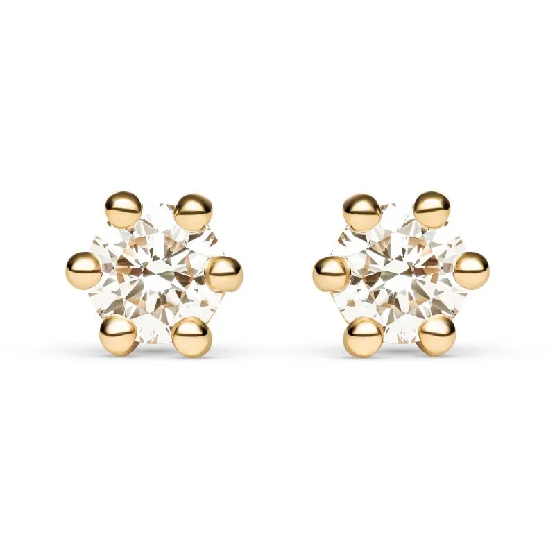 Diamond Glow zlatne naušnice s dijamantima 0.46 - 0.54 ct