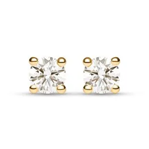 Divine Gleam zlatne naušnice s dijamantima 0.16 - 0.24 ct
