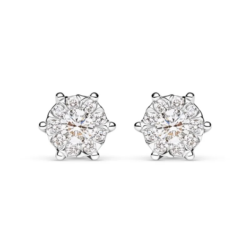 Celestial Grace zlatne naušnice s dijamantima 0.37 - 0.41 ct