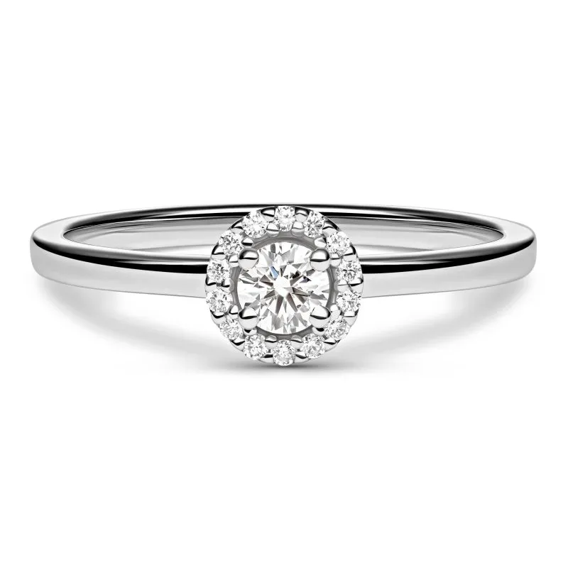 Celeste Elegance zlatni prsten s dijamantima 0.19 - 0.23 ct