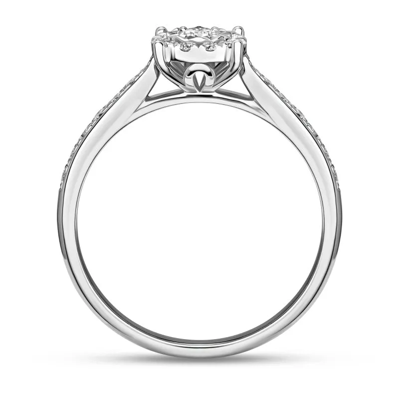 Endless Grace zlatni prsten s dijamantima 0.34 - 0.38 ct