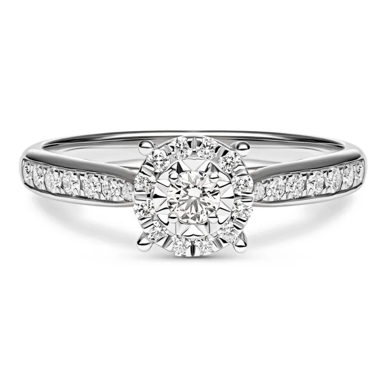 Endless Grace zlatni prsten s dijamantima 0.34 - 0.38 ct
