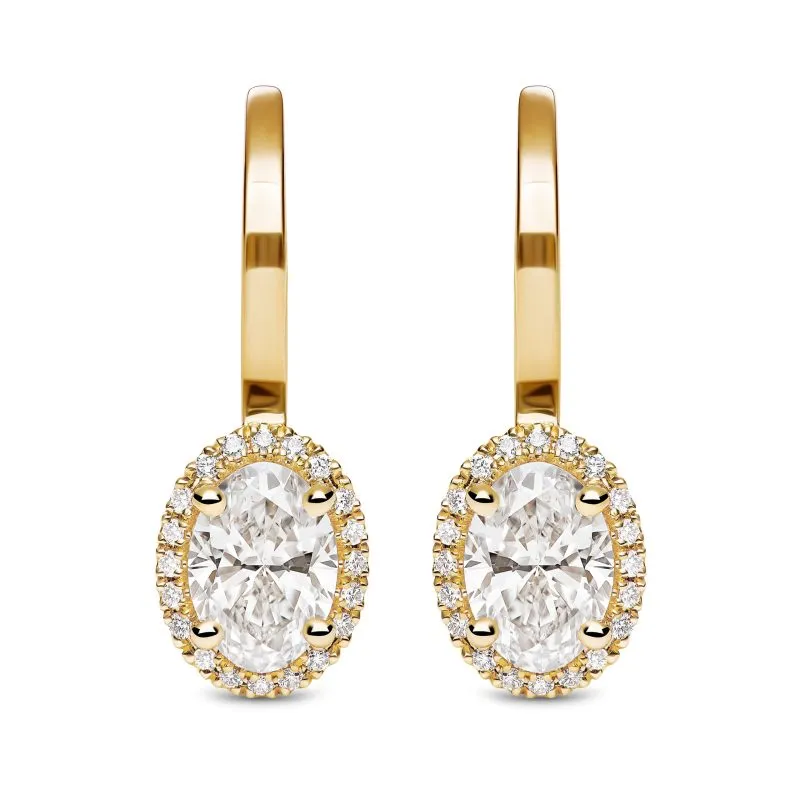 Enchante zlatne naušnice s dijamantima 1.48 - 1.66 ct