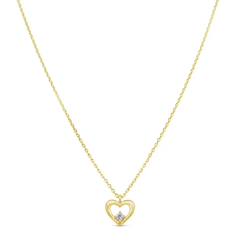 Aura Heart zlatna ogrlica