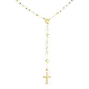 Bicolor Rosary zlatna ogrlica krunica