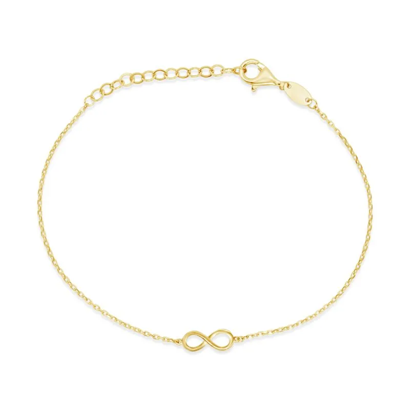 Infinity Charm zlatna narukvica