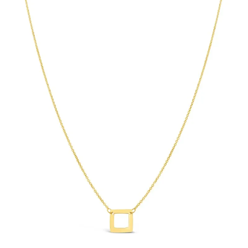 Square Charm zlatna ogrlica