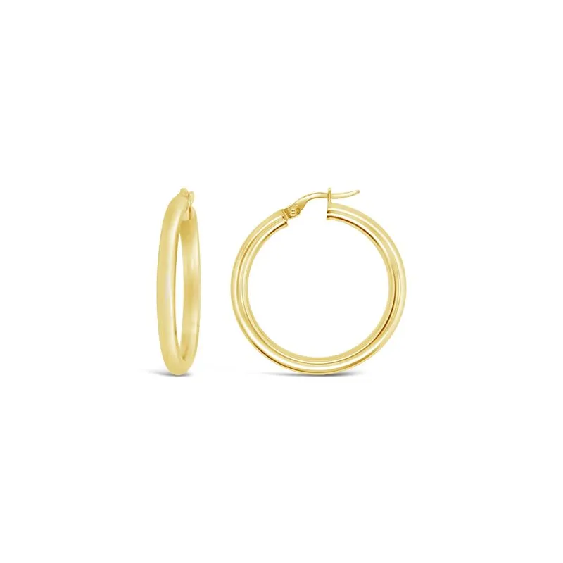 Pure Circle Mini zlatne naušnice