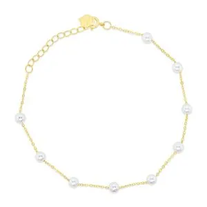 Linea Pearl zlatna narukvica