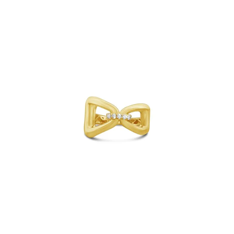 Golden Bow zlatni prsten