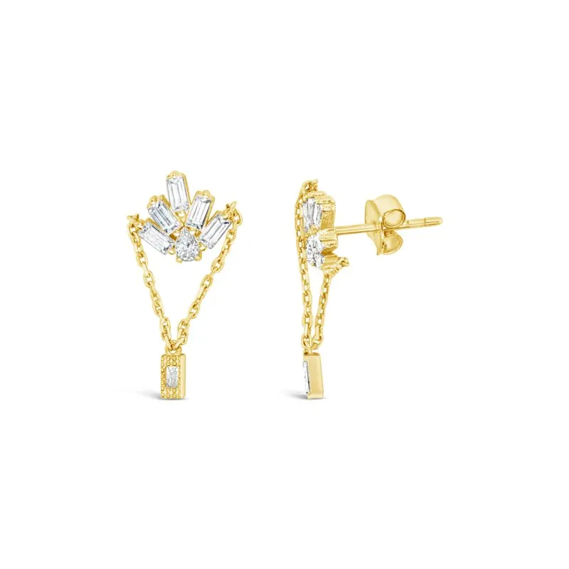 Daisy Twist zlatne naušnice