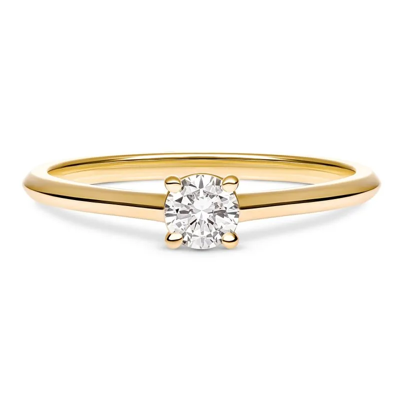 Celestial Sparkle zlatni zaručnički prsten s dijamantom 0.23 - 0.29 ct