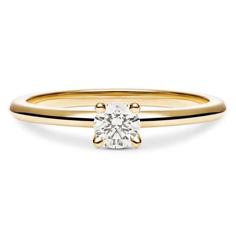 Golden Vow zlatni zaručnički prsten s dijamantom 0.23 - 0.27 ct