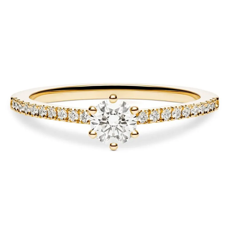 Heavenly Harmony zlatni zaručnički prsten s dijamantom 0.38 - 0.47 ct