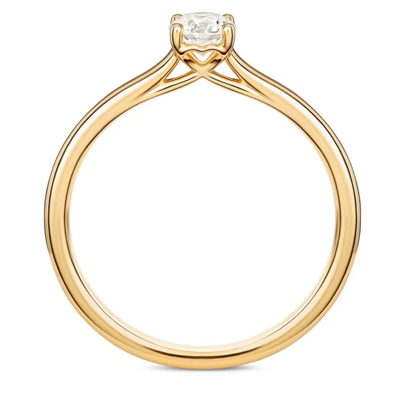 Whispering Diamond zlatni zaručnički prsten s dijamantom 0.28 - 0.37 ct