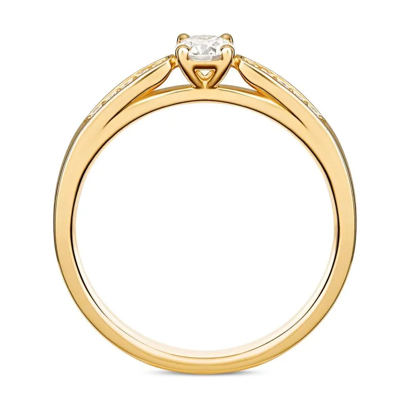 Eternal Luminary zlatni zaručnički prsten 0.29 - 0.33 ct