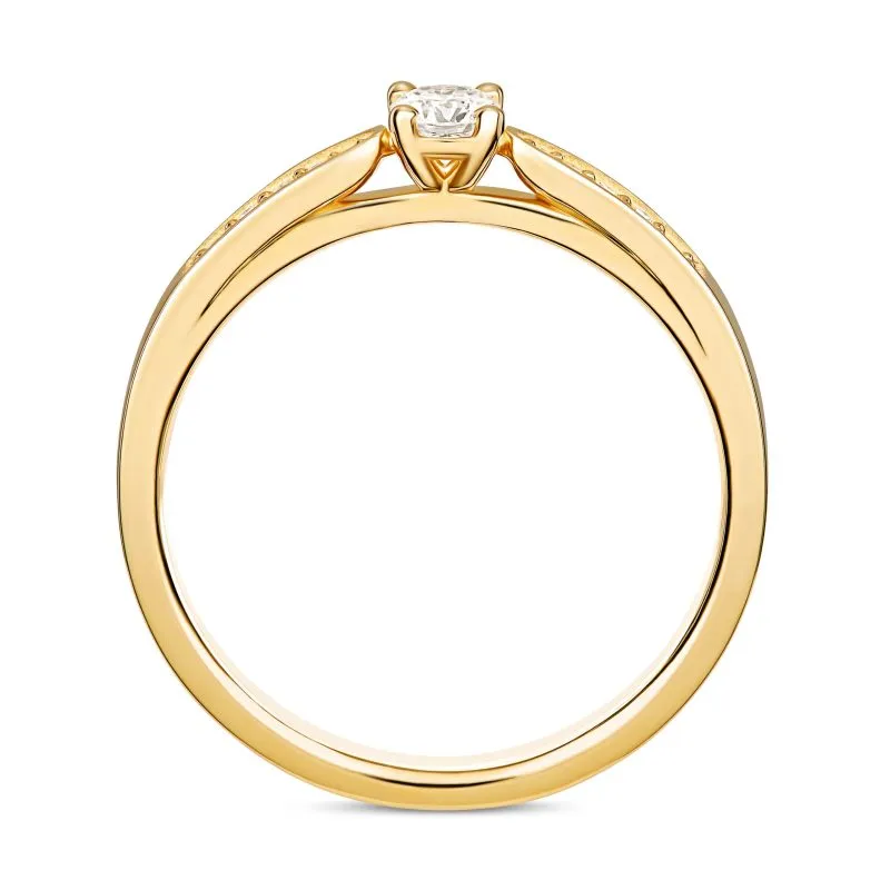 Eternal Luminary zlatni zaručnički prsten 0.17 - 0.21 ct