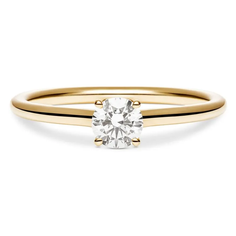 Whispering Diamond zlatni zaručnički prsten s dijamantom 0.38 - 0.47 ct