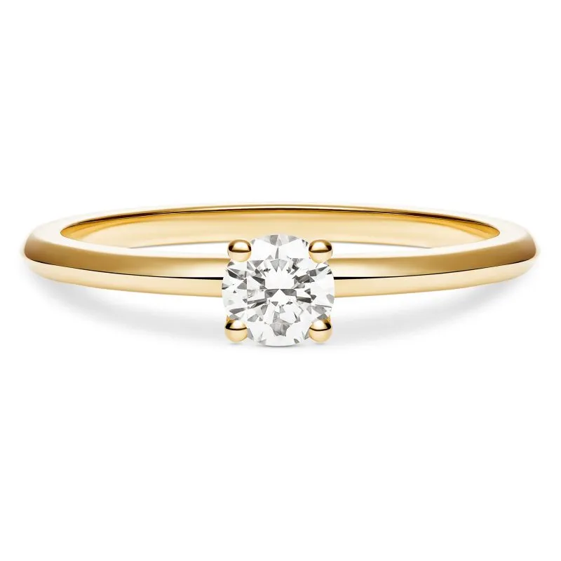 Golden Vow zlatni zaručnički prsten s dijamantom 0.28 - 0.37 ct