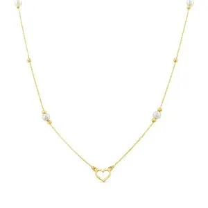 Pearl Love zlatna ogrlica