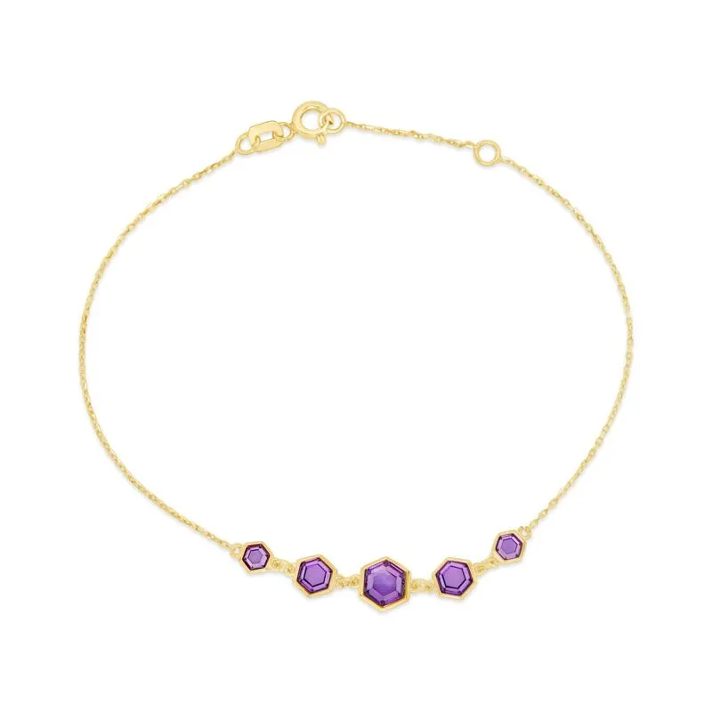 Violet Lumiere zlatna narukvica